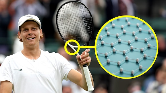 Materials and technology of the Tennis racket by Jannik Sinner