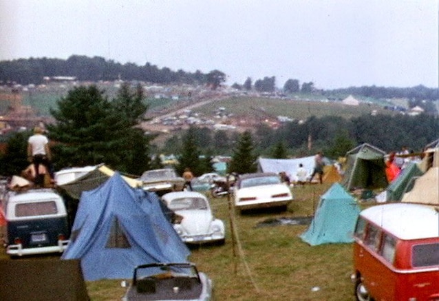 Curtains and cars in Woodstock