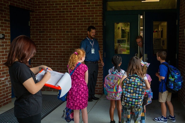 First day of school in the USA (Wikimedia Commons)