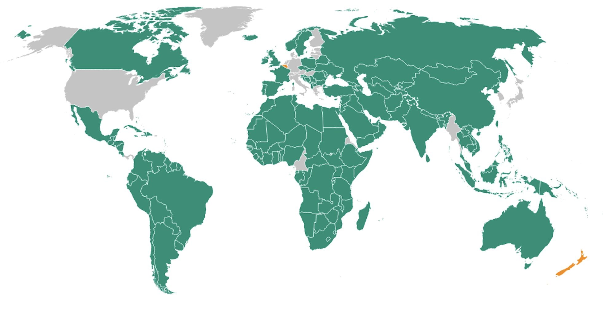 What are the countries that recognized the state of Palestine: the updated map