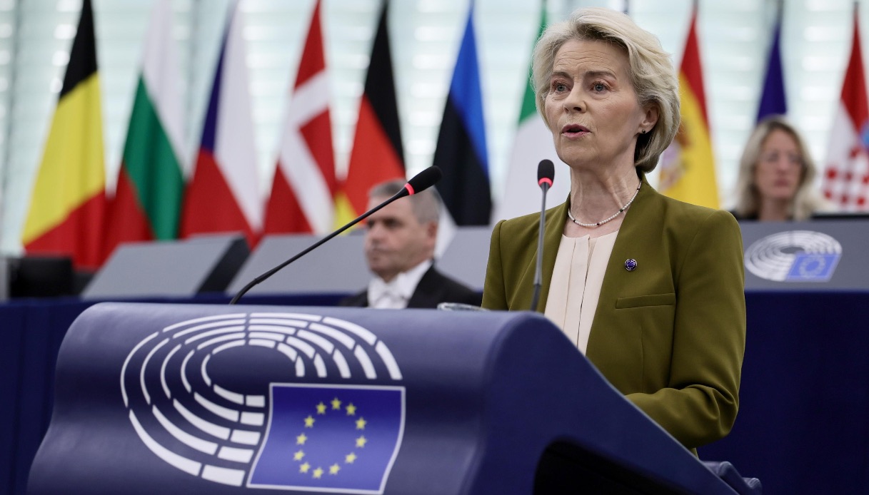 State of the Union, Ursula von der Leyen promises a wall of drones: "Europe in struggle"