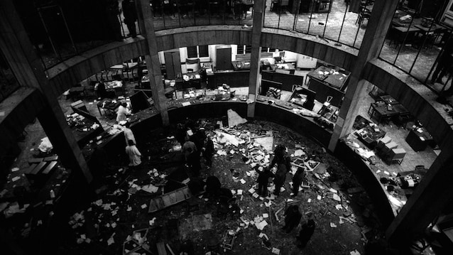 The National Bank of Agriculture after the bomb