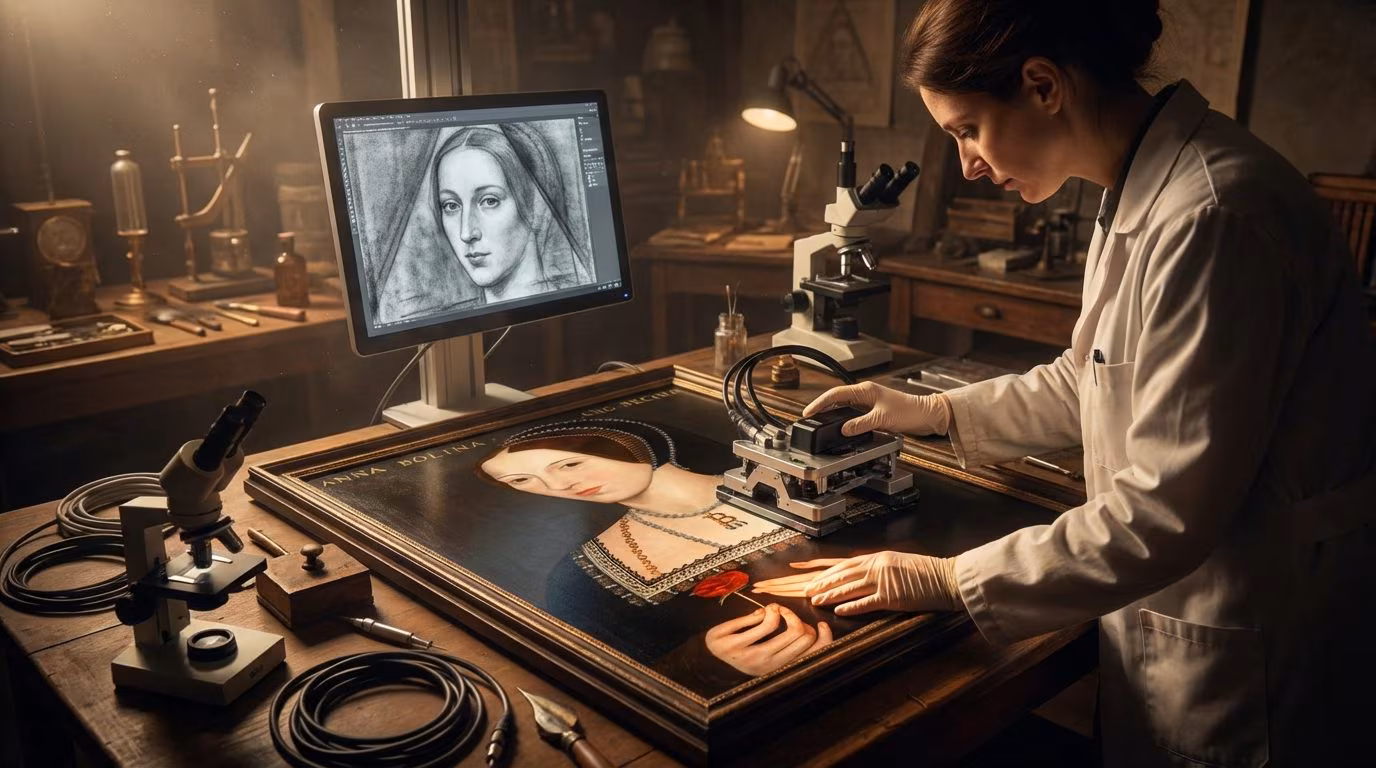 A hidden detail in Anne Boleyn's portrait proves that she was not a witch