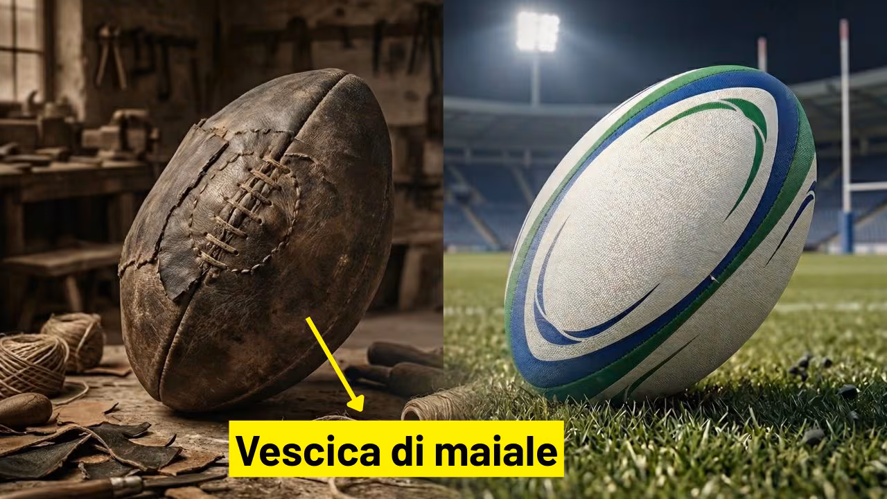 Why is the rugby ball oval? The origin dates back to pig bladders used in England