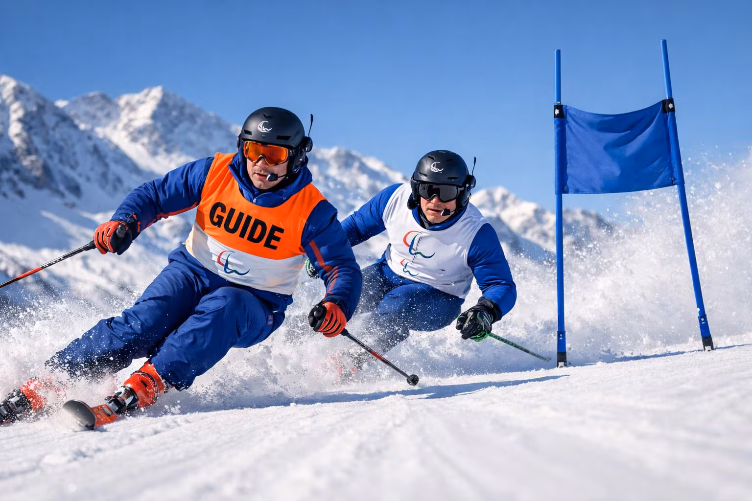 How Paralympic skiing works for blind athletes: looking through another person at 100 km/h