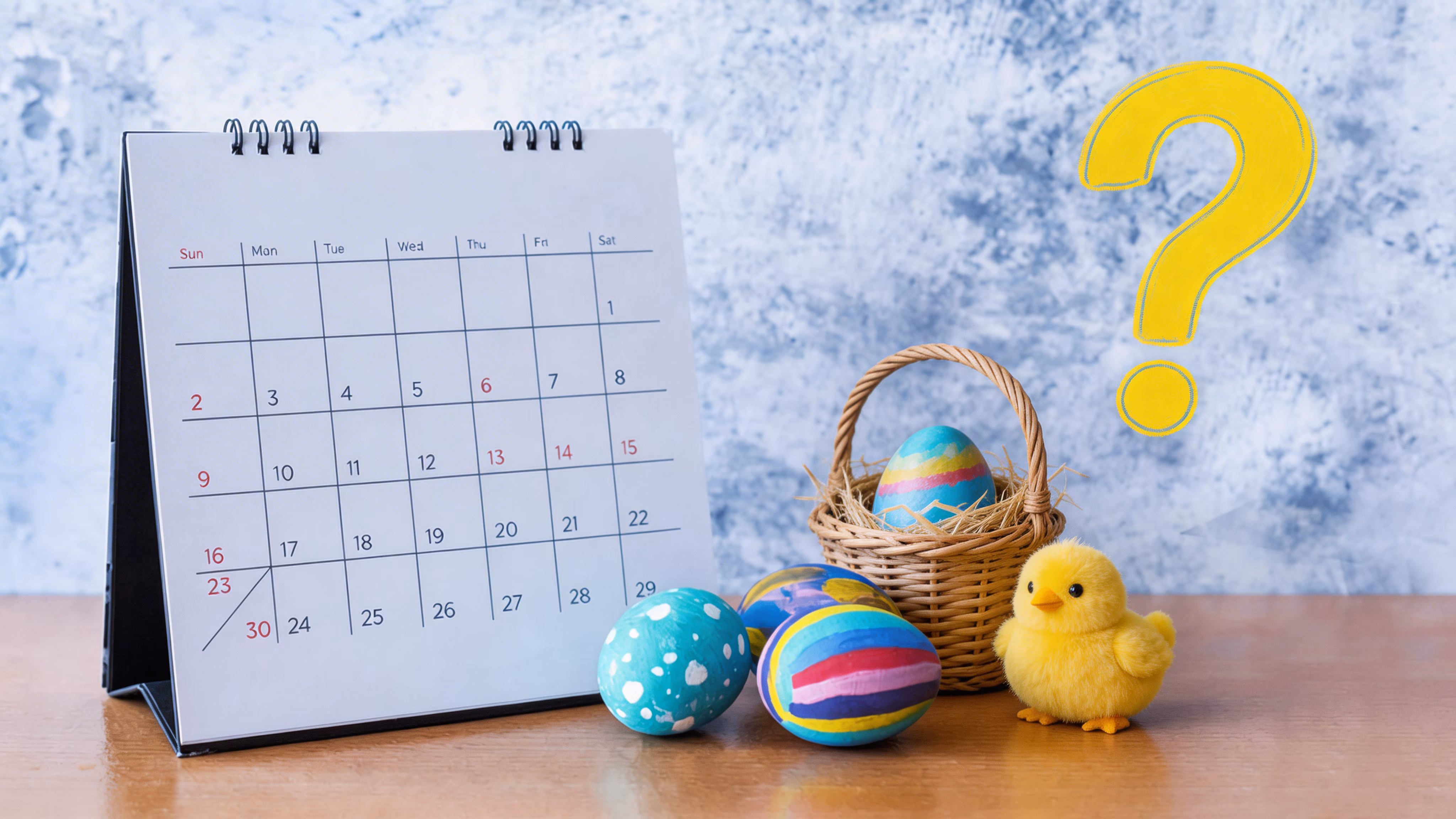 Because Easter changes date every year and in 2026 it falls on April 5: it depends on the full moon