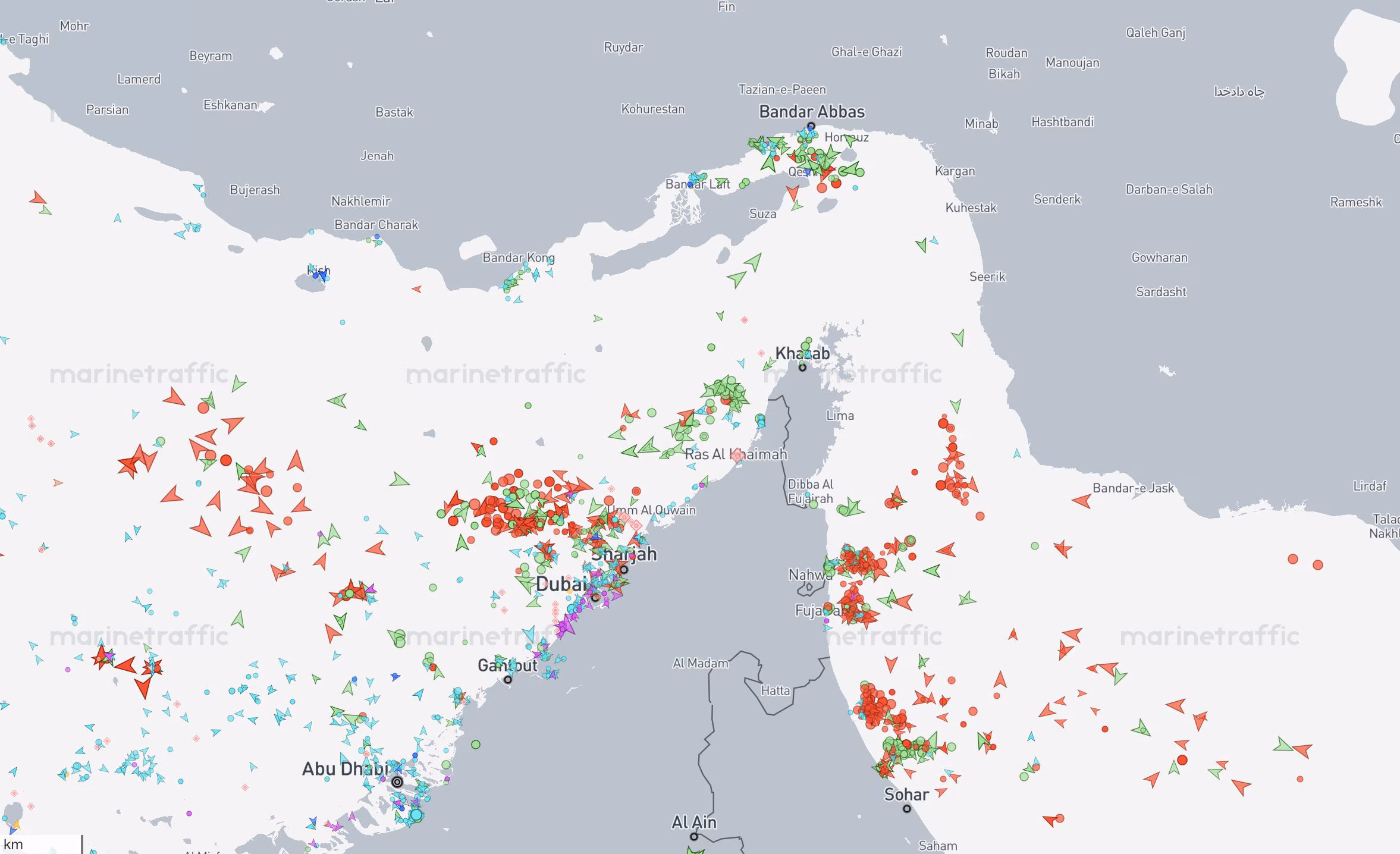 Strait of Hormuz still closed, how the Marine Traffic tracker works for monitoring ships
