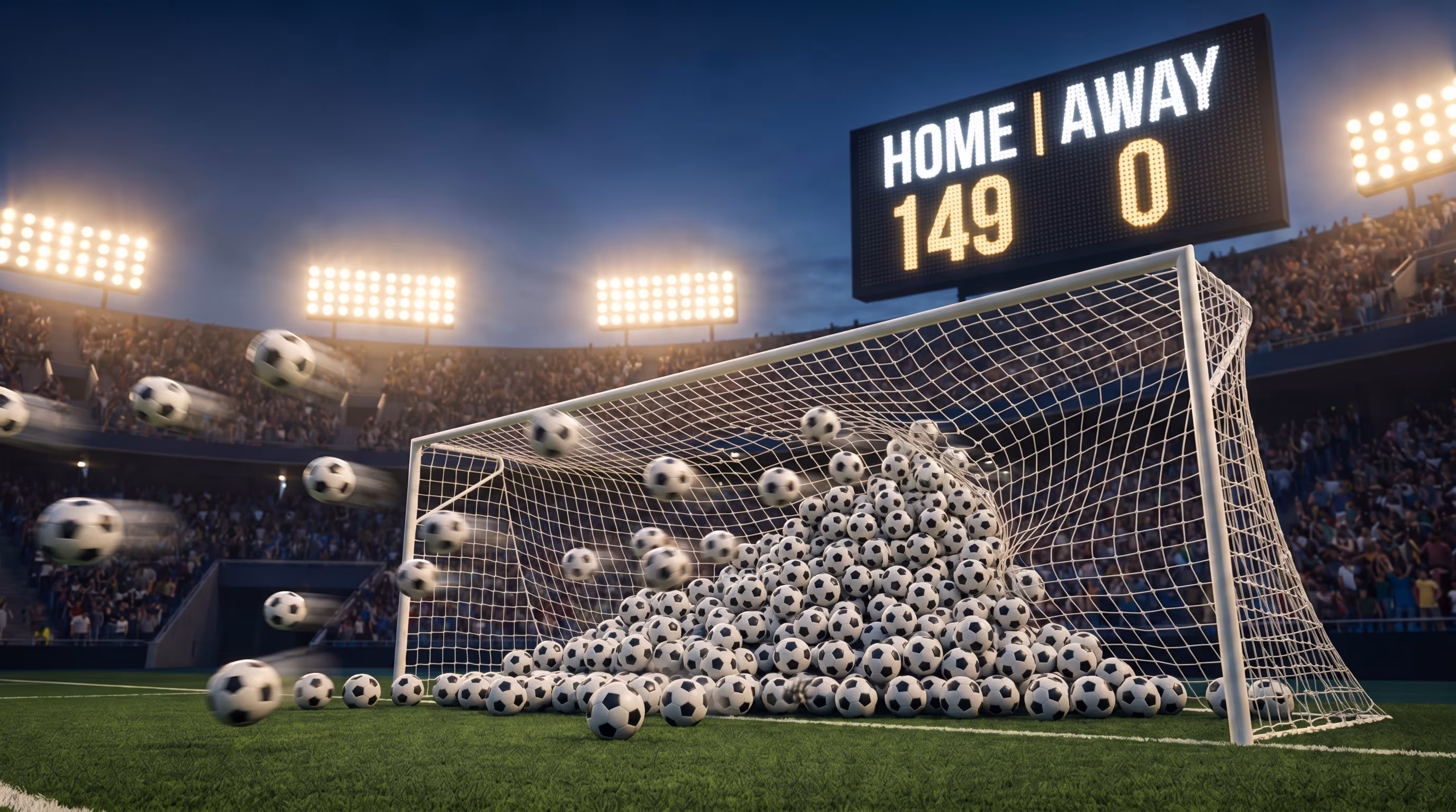 The story of the record football match with the most (self) goals which ended 149-0 in Madagascar