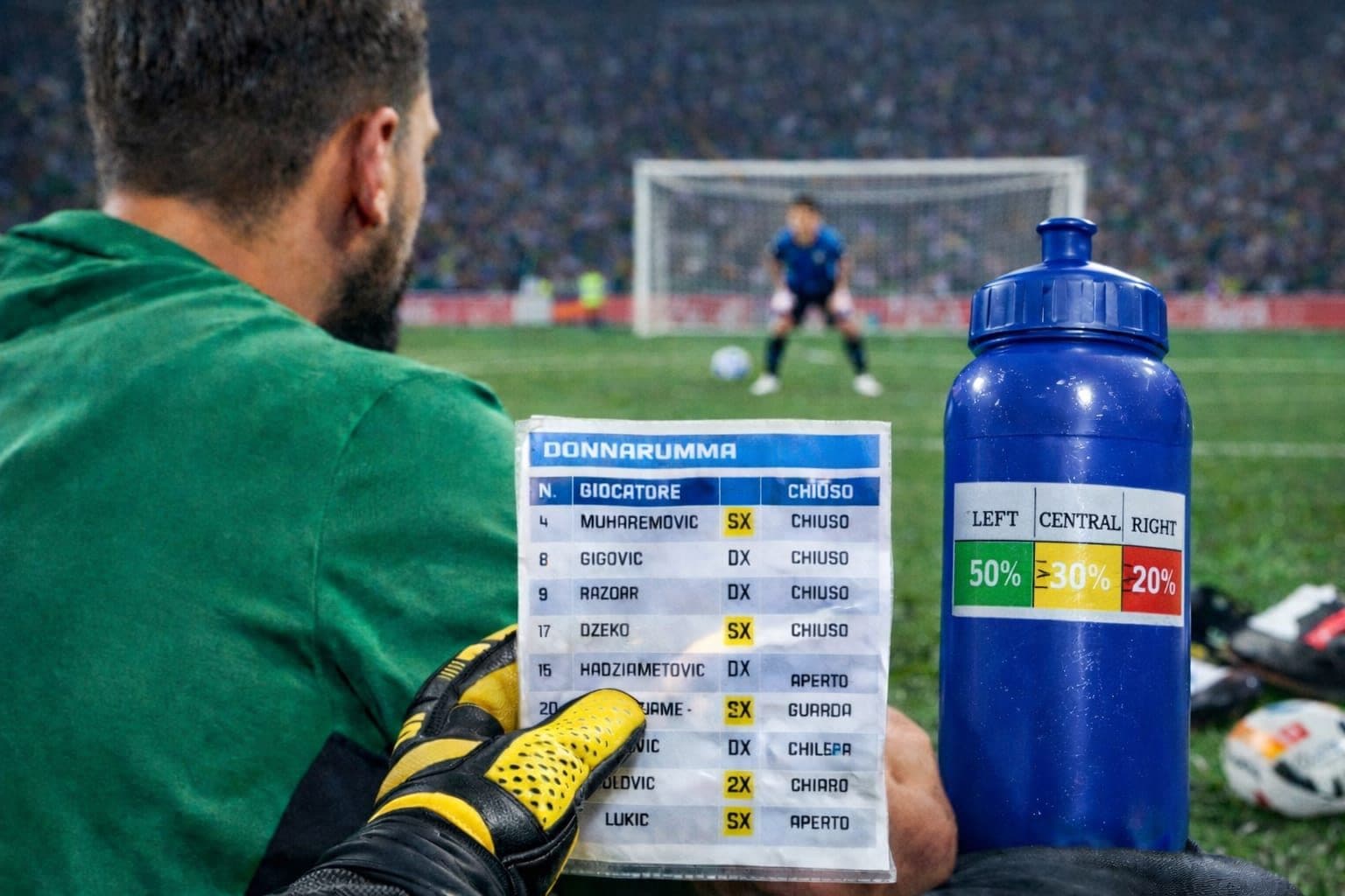 From Donnarumma's leaflet to video analysis: how goalkeepers prepare for penalties