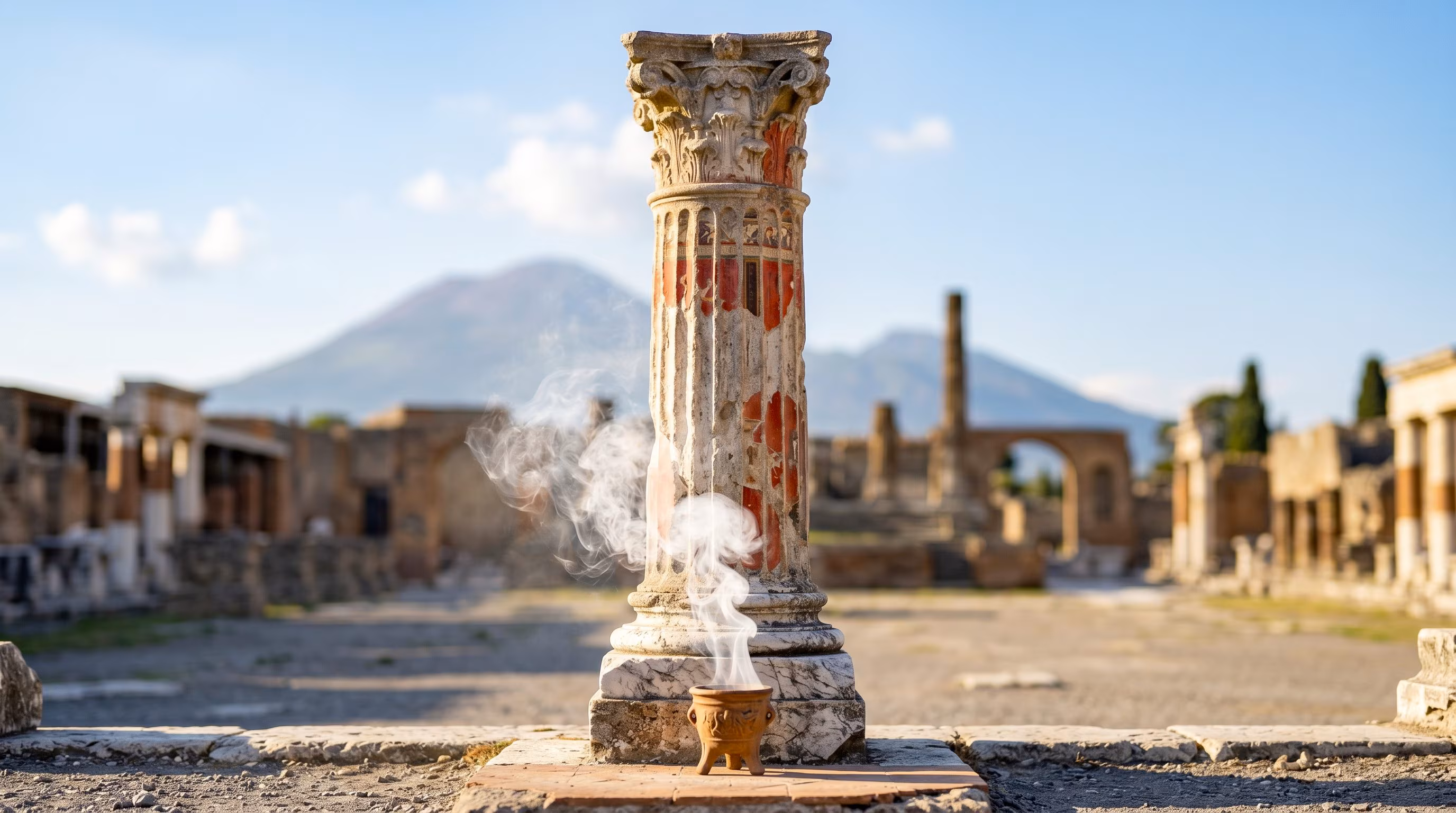 The smell of Pompeii has been reconstructed: the ancient city smelled of woody plants, incense and grapes