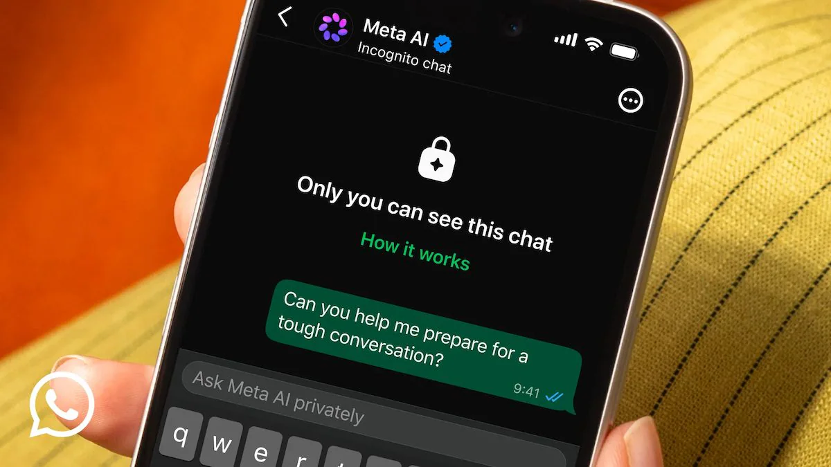 How to activate new incognito chats on Whatsapp with Meta AI and what changes