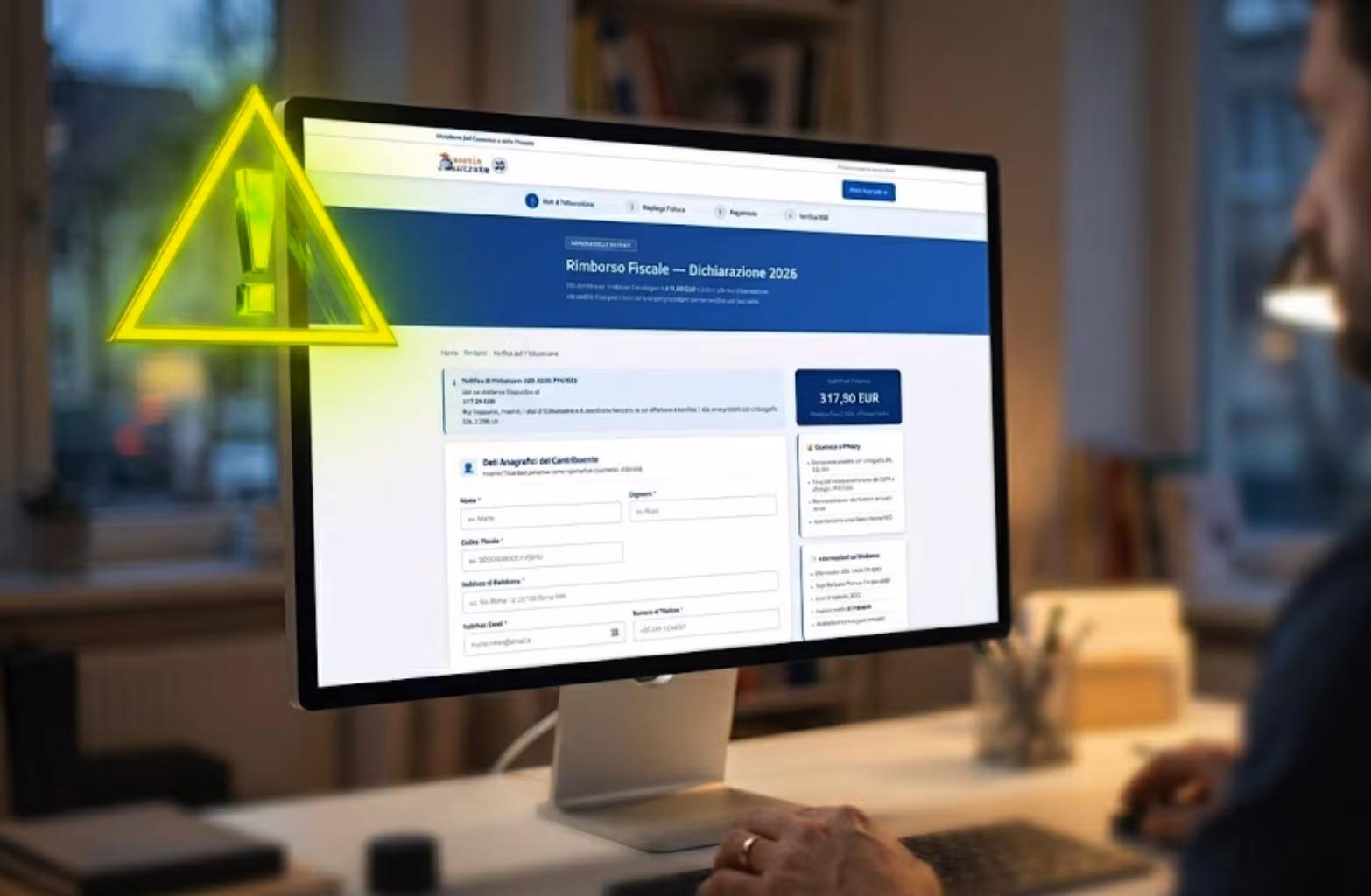 False tax refunds via email, the new phishing scam: the Revenue Agency's alarm