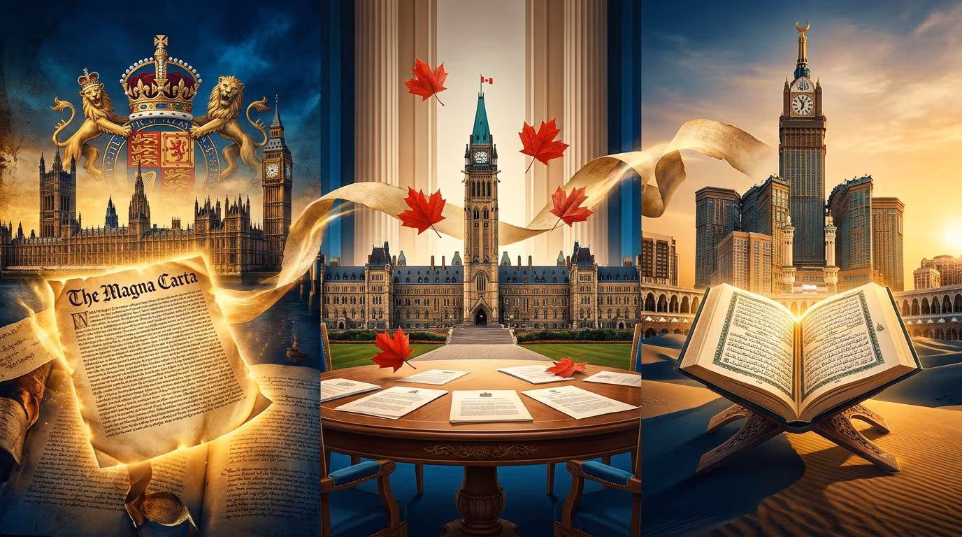 How do countries like the UK and Canada govern without a written Constitution