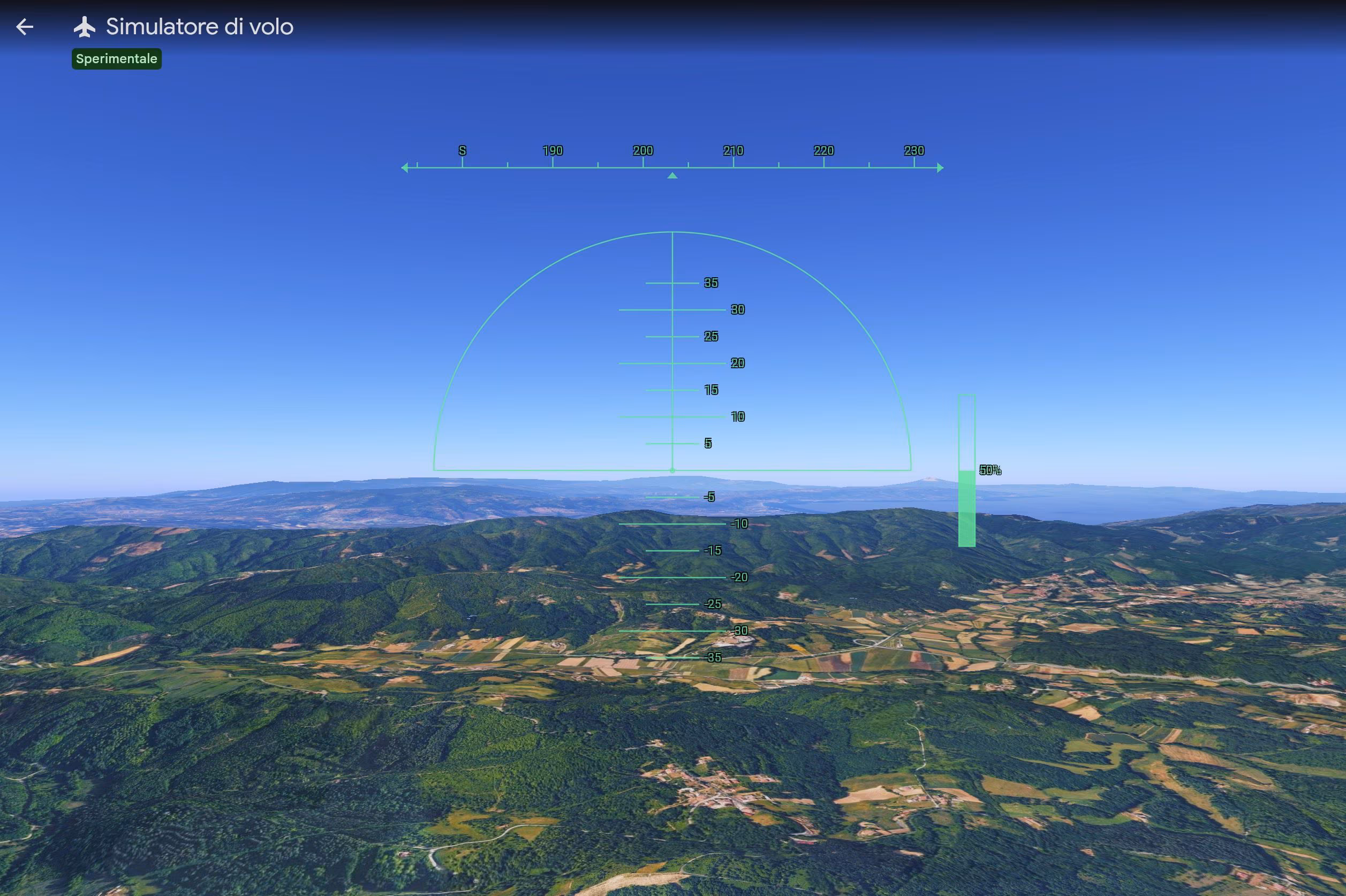 A flight simulator for traveling the world is available on Google Earth: how to try it on your PC