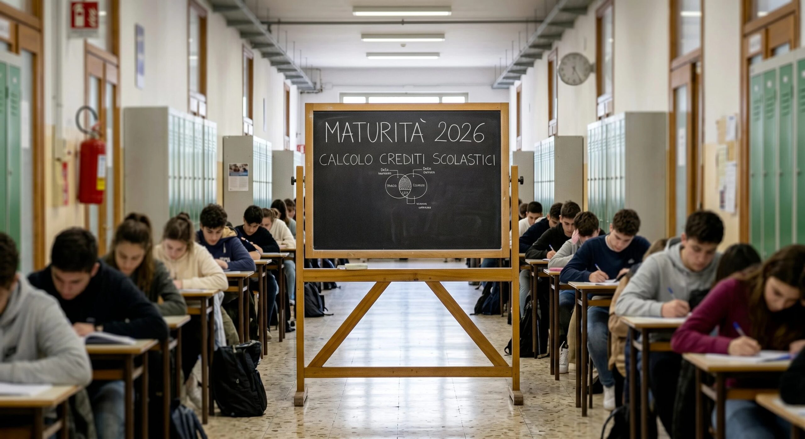 Matura 2026 school credits: how the final grade is calculated and how the score works, the table
