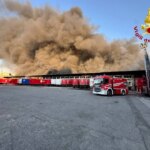 The fire at the BRT depot in Milan has been put out: ARPA data on pollutants in the air and possible causes