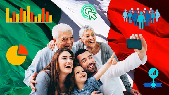 Photo demography and Italian population