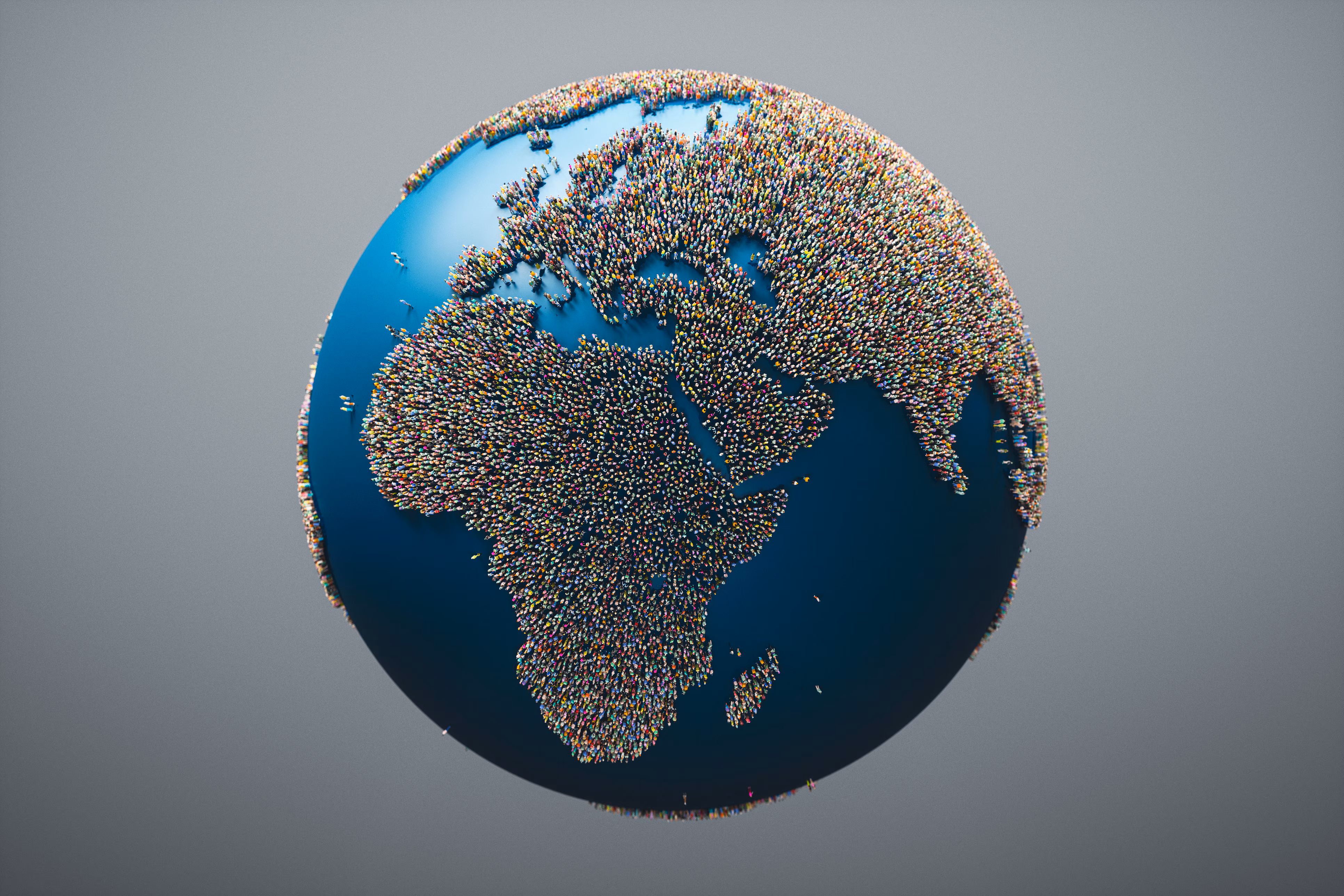 There are 8.3 billion people on Earth, 58.6% live in Asia: the world distribution map