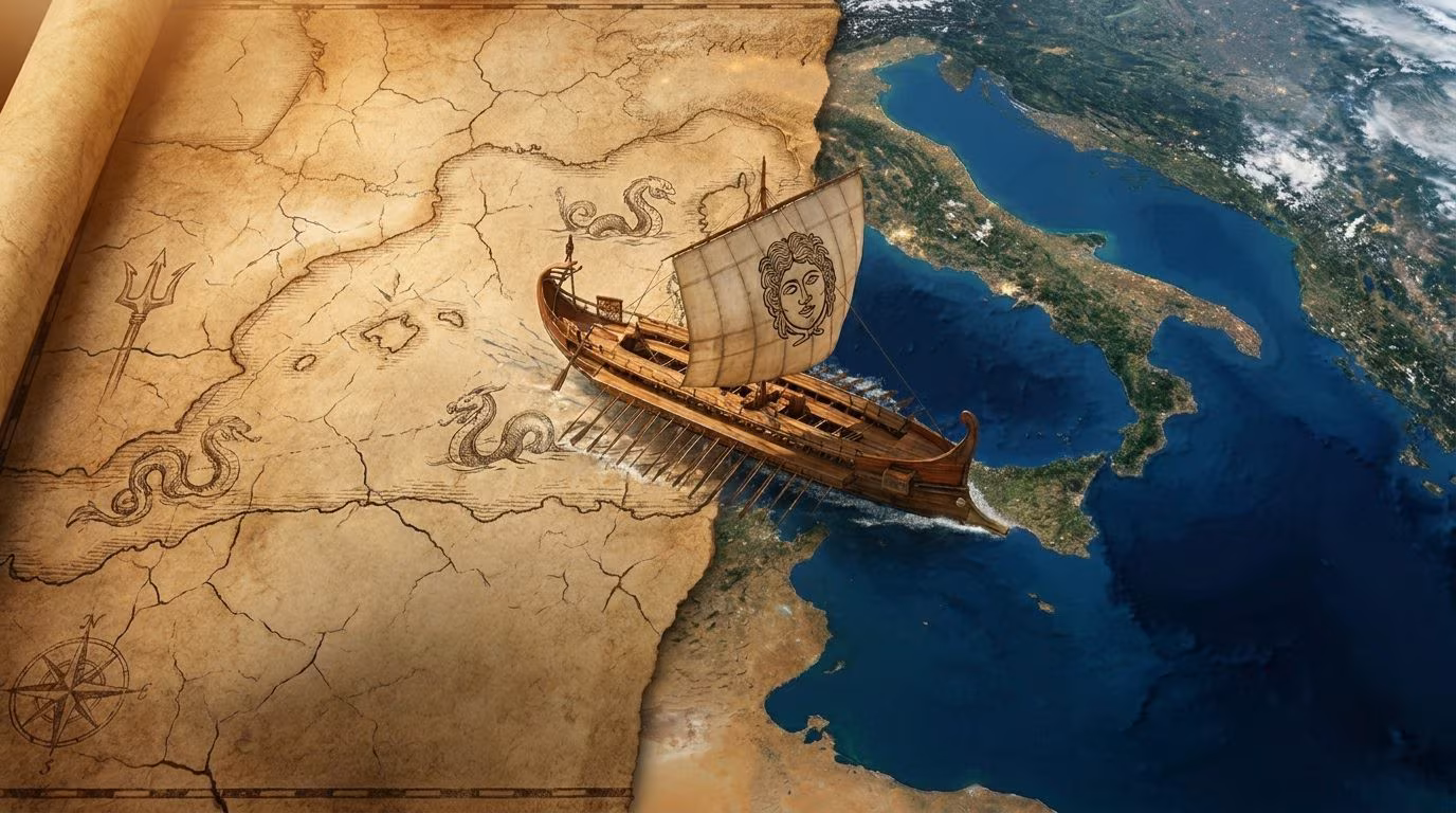 12 places from the Odyssey that really exist and the map: from the Island of the Sorceress Circe in Italy to the Cyclopes
