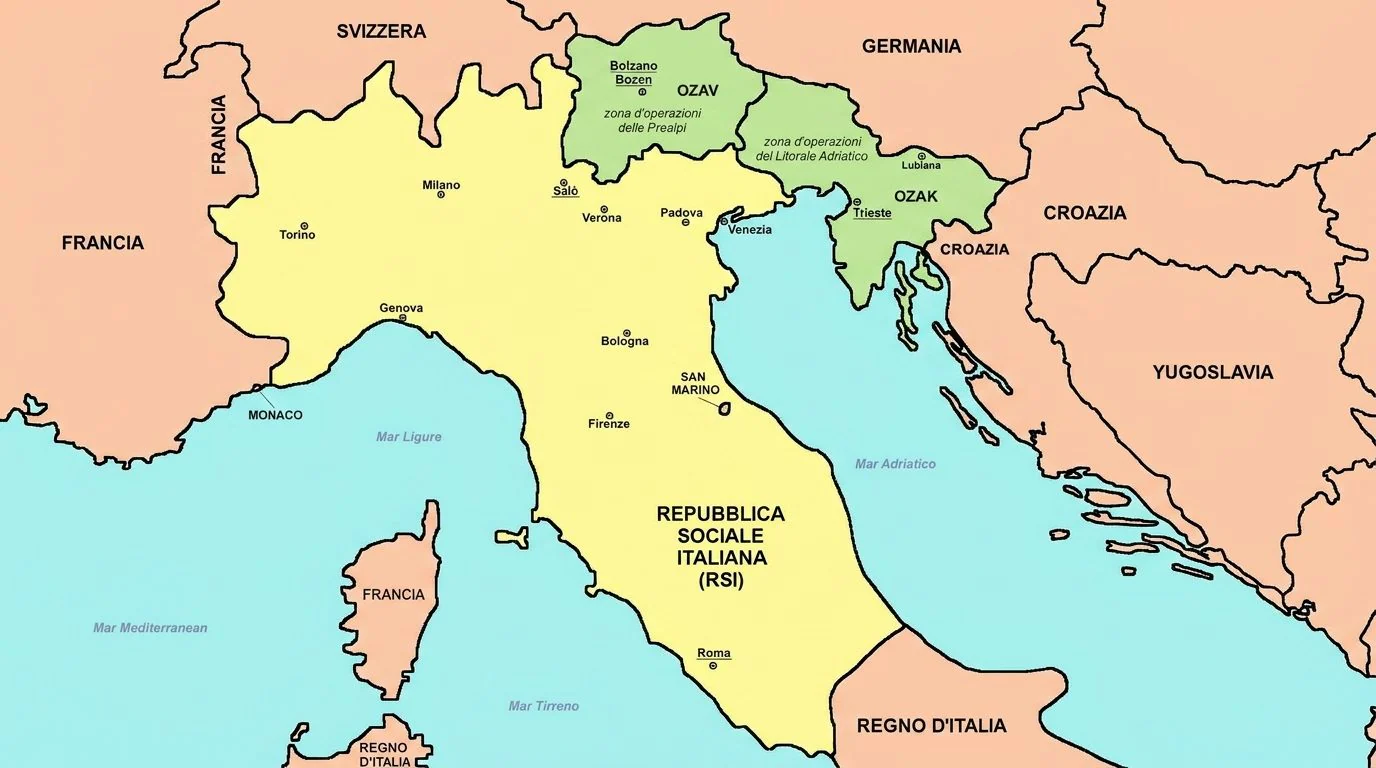 What was the Italian Social Republic: the fascist state born in Northern Italy in 1943
