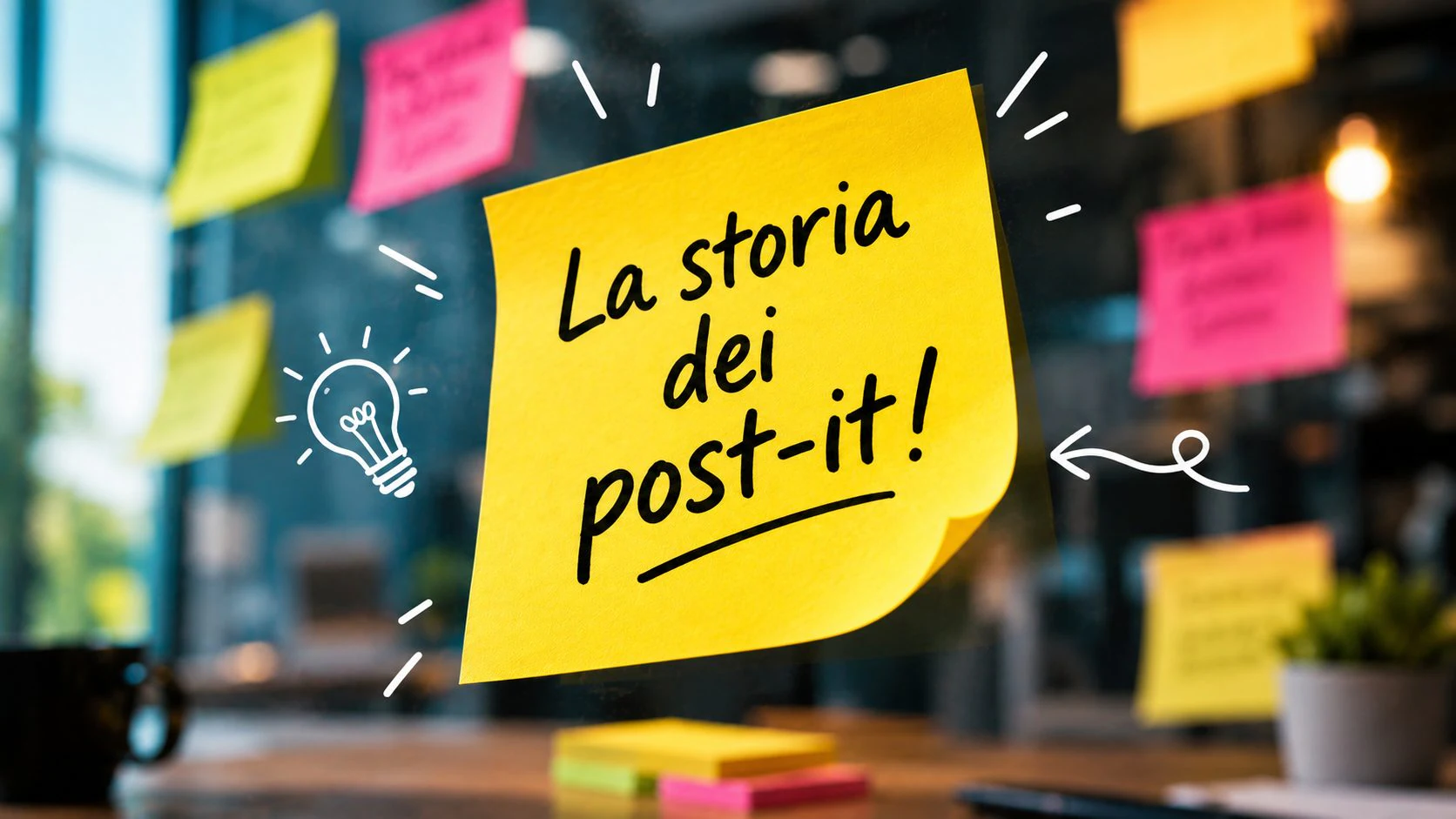 The yellow post-it was born from a mistake: how a "wrong" glue revolutionized the world