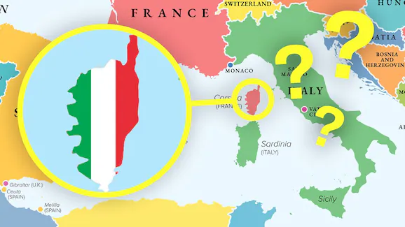 because Corsica is not Italian