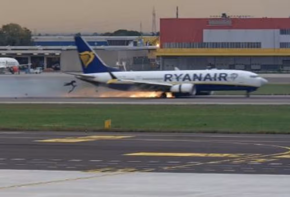The causes of the Ryanair accident revealed: tires destroyed on the runway and the anti-skid system turned off