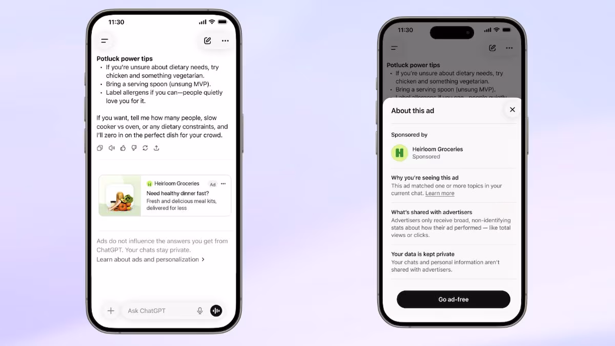 Advertising on OpenAI's ChatGPT also arrives in Italy for the free version: how to deactivate it