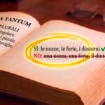 The Italian words that only exist in the plural: the defective nouns from holidays to weddings and surrounding areas
