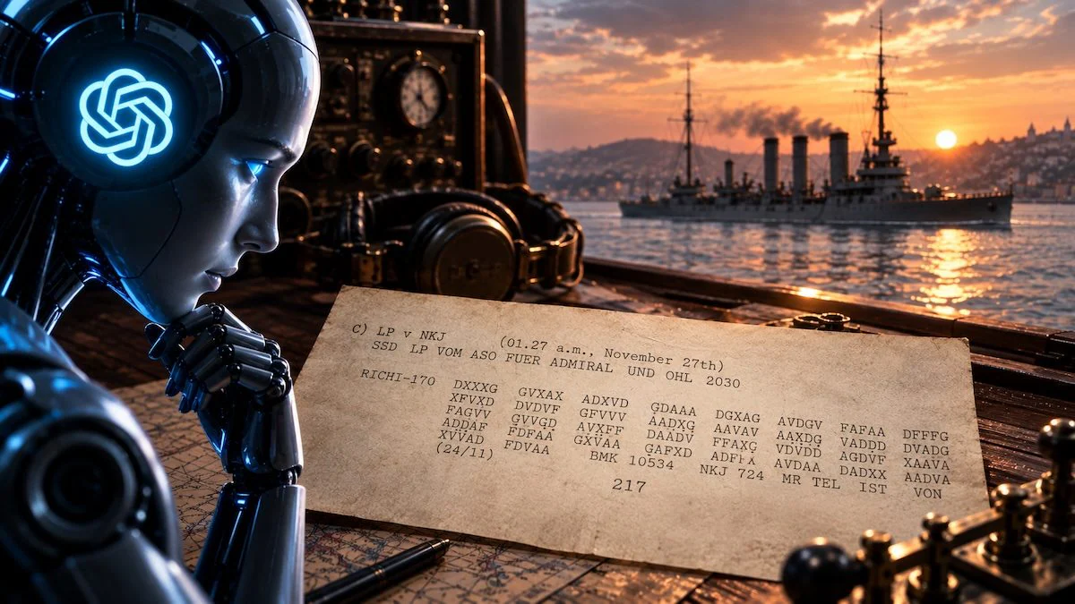 GPT-6 Astra apparently deciphered a German radio message from 1918 that remained a mystery for over 100 years