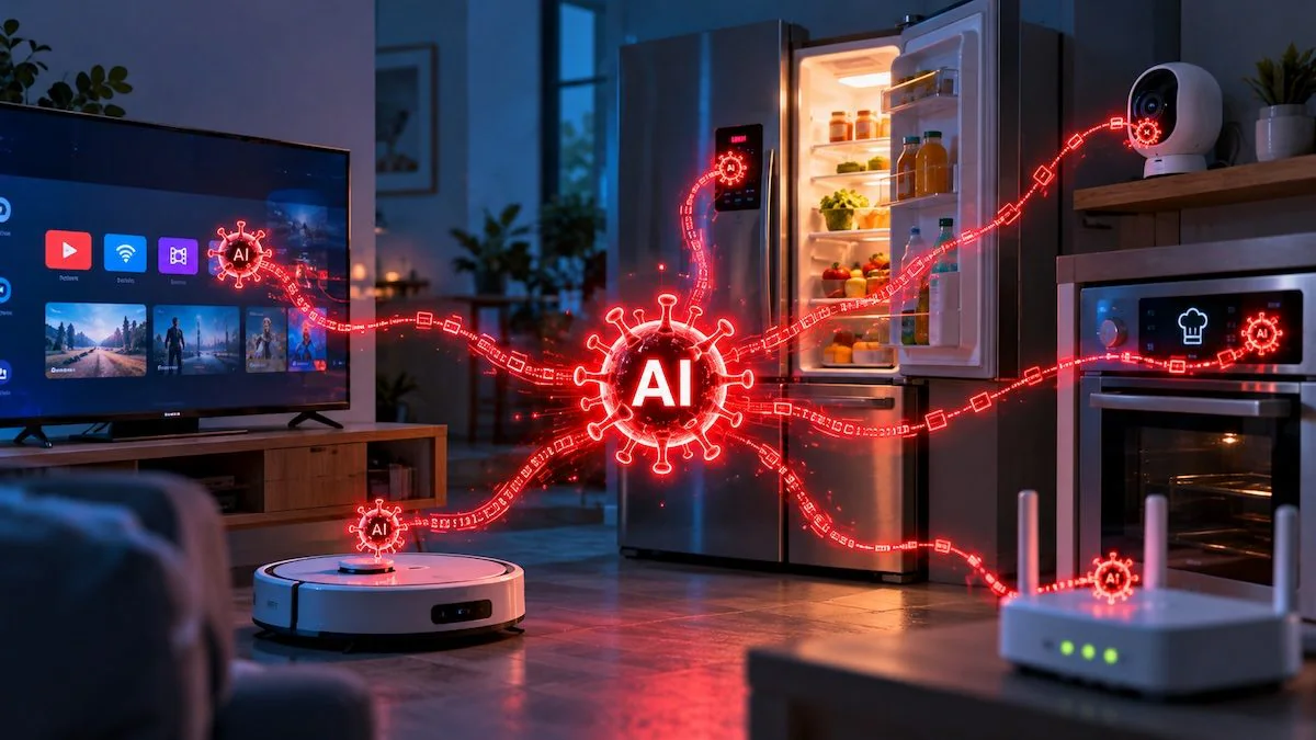AI could spread across refrigerators and smart TVs like a virus using 'worms'