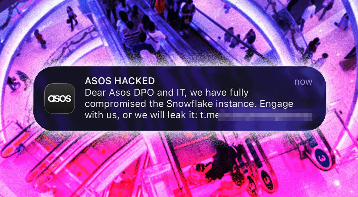 ASOS HACKED, notifies users and threatens to publish data: what we know about the hacker attack